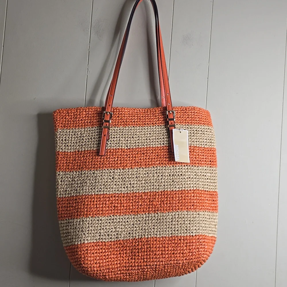 MICHEAL Micheal Kors Quinn Large North South Tote Bag Nwt - Picture 11 of 16